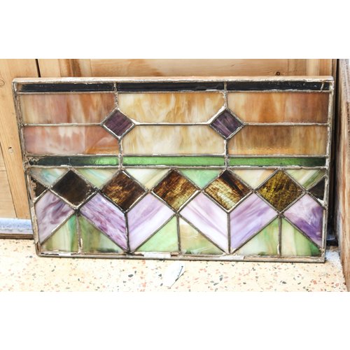 Stained Glass- Purple & Green Stained Glass- Purple & Green