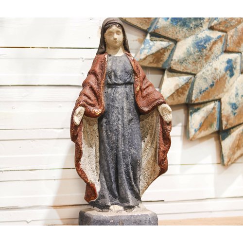 18"H Virgin Mary with Tin Crown 18"H Virgin Mary with Tin Crown