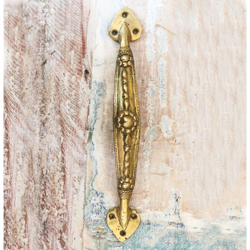 Brass Vintage Style Door Handle from India Brass Vintage Style Door Handle from India