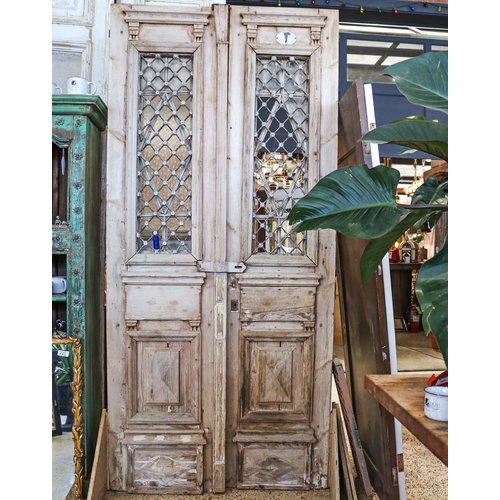 1 Panel 9 Light Double Doors from Egypt 1 Panel 9 Light Double Doors from Egypt