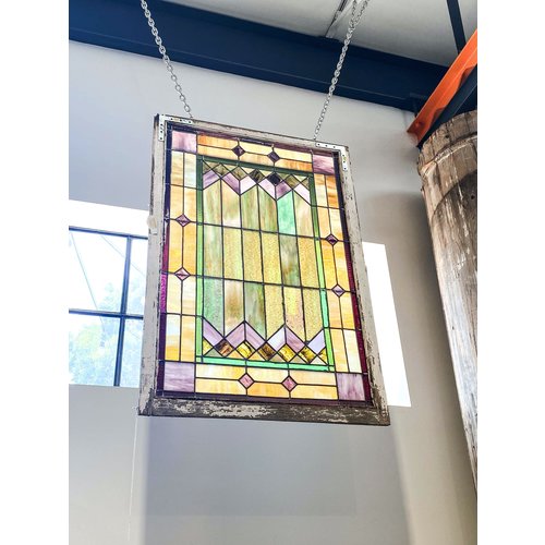 Stained Glass Old English Window Stained Glass Old English Window
