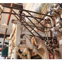 Large Wrought Iron Angle Brackets - Pair