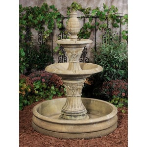 Light Walnut Royale Fountain with Pool