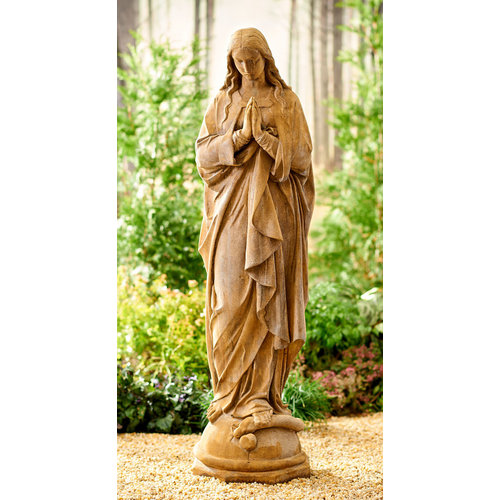 Our Lady Lourdes in Light Walnut Our Lady Lourdes in Light Walnut