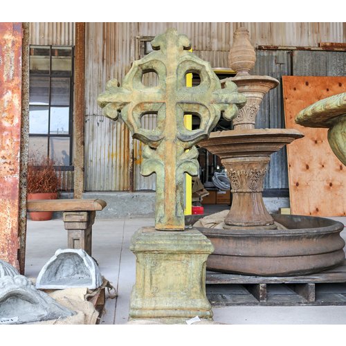 Ancient Age Byzantine Cross with Pedestal Ancient Age Byzantine Cross with Pedestal