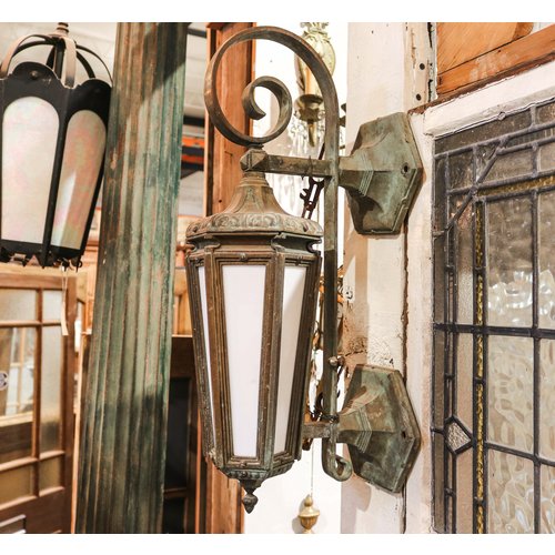 Gothic Revival Bronze Sconce Light - Pair Gothic Revival Bronze Sconce Light - Pair