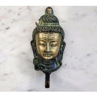 Brass Lord Shiva Wall Hook from India