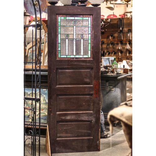 Stained Glass Arts & Craft Style Door Stained Glass Arts & Craft Style Door