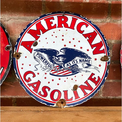 Sign - American Gasoline - Powerful As It's Name Sign - American Gasoline - Powerful As It's Name