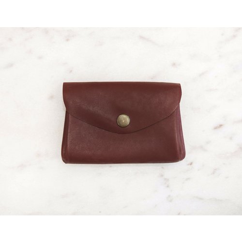 Marshe Maroon Coin Purse-Marshé Leather Marshe Maroon Coin Purse-Marshé Leather