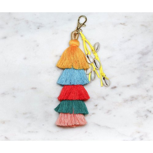 Marshe Tassels w/ Shells -Bag Charm Marshe Tassels w/ Shells -Bag Charm