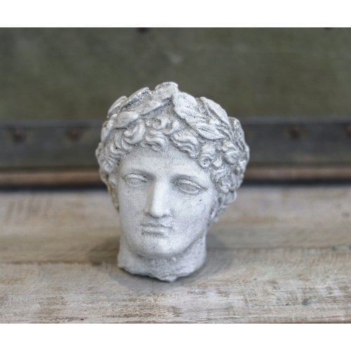 Greek Head with Leaves Pot