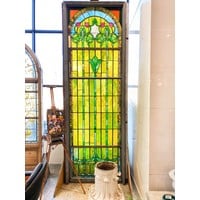 Stained Glass Double Vent Church Window