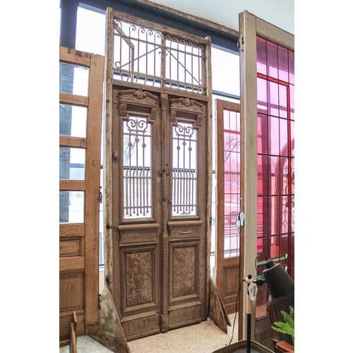 Egyptian Doors with Transom