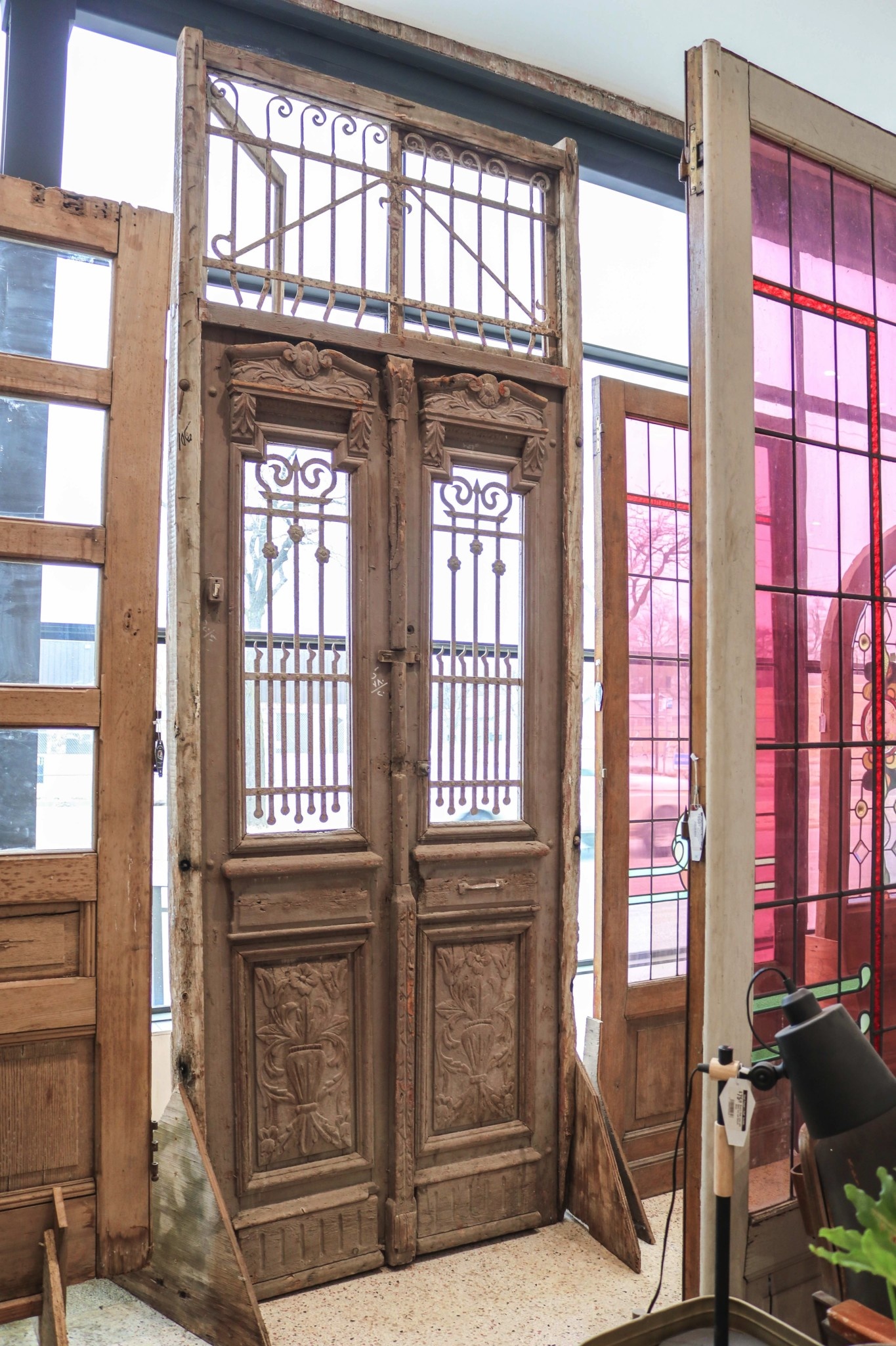 Egyptian Doors with Transom Dead People's Stuff "Architectural