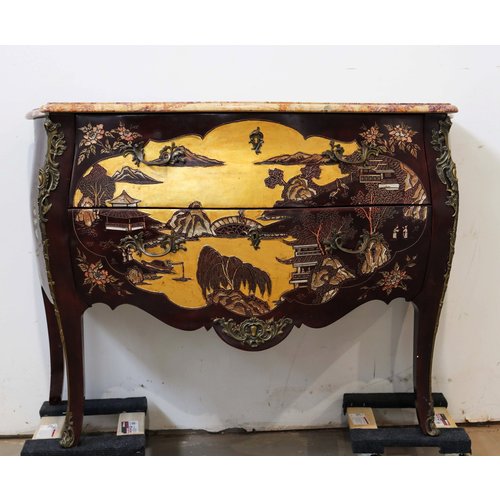 Antique Console with Marble Top Antique Console with Marble Top