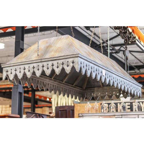 Decorative Wood & Metal Piece from India Decorative Wood & Metal Piece from India