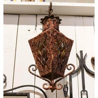 Spanish Revival Exterior Light with Glass