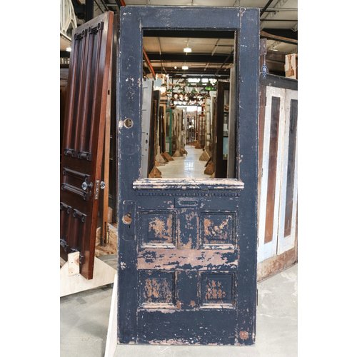4 Panel Half Glass Door w/ Letters Slot 4 Panel Half Glass Door w/ Letters Slot