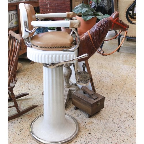 Child's Barber Chair with Pony