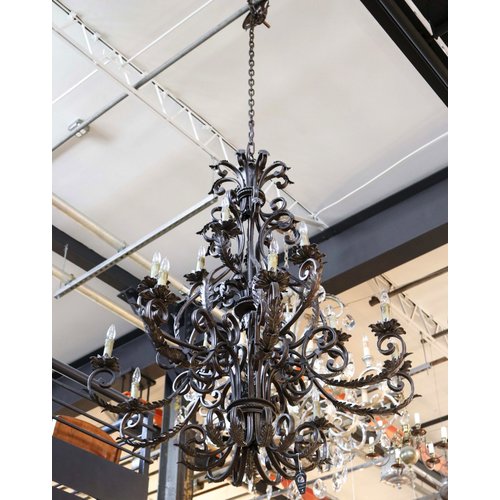 Brown Ornate Leaf Chandelier Brown Ornate Leaf Chandelier