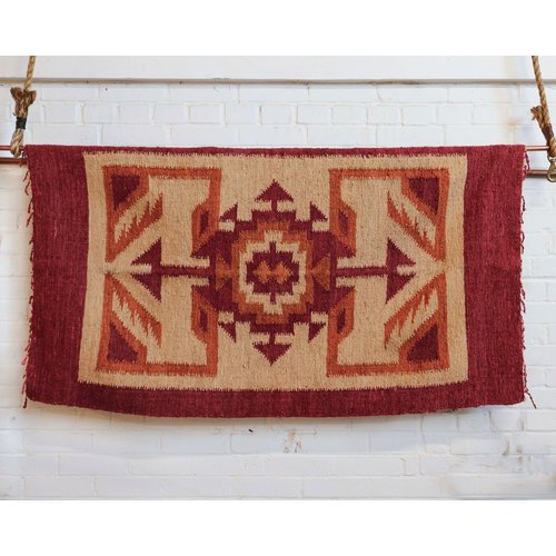 Marshé Home- Guatemala Hand-Woven Wool Rug, No. 12 Marshé Home- Guatemala Hand-Woven Wool Rug, No. 12