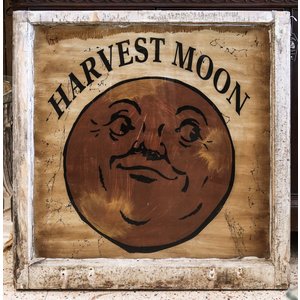 Harvest Moon Painted Sign from St. Louis