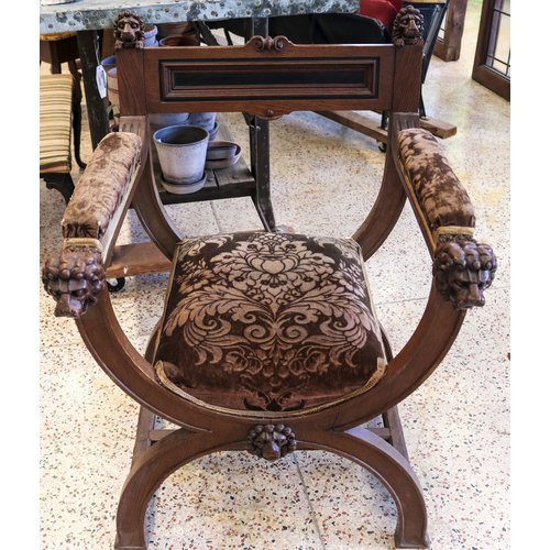 Hand Carved Lion Chair -Killers of the Flower Moon Hand Carved Lion Chair -Killers of the Flower Moon