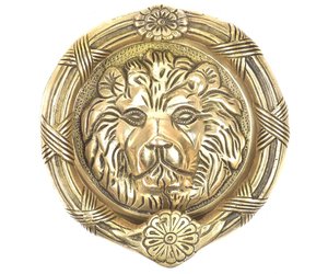 Buy Brass Lionhead Lion Head Door Knocker Brass Door Knocker Holiday Gift  Online in India 