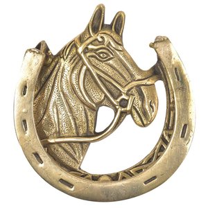 Brass Horse Shoe Door Knocker from India