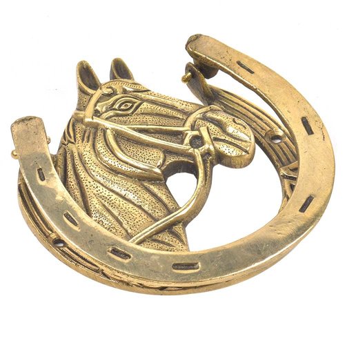 Brass Horse Shoe Door Knocker from India