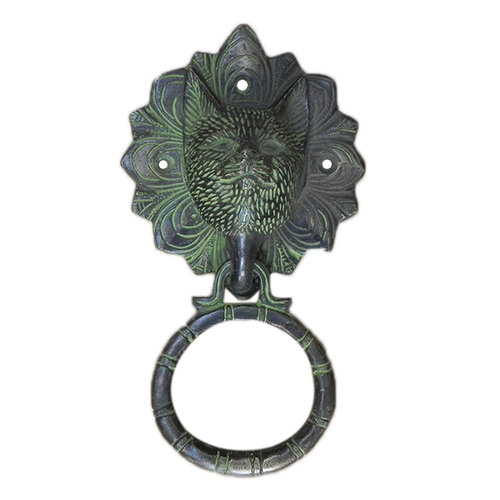 Bronze Cat Face Door Knocker Bronze Cat Face Door Knocker