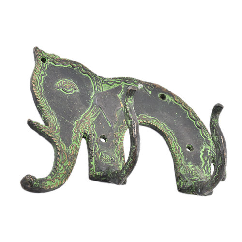 Bronze Primitive Style Elephant Hooks