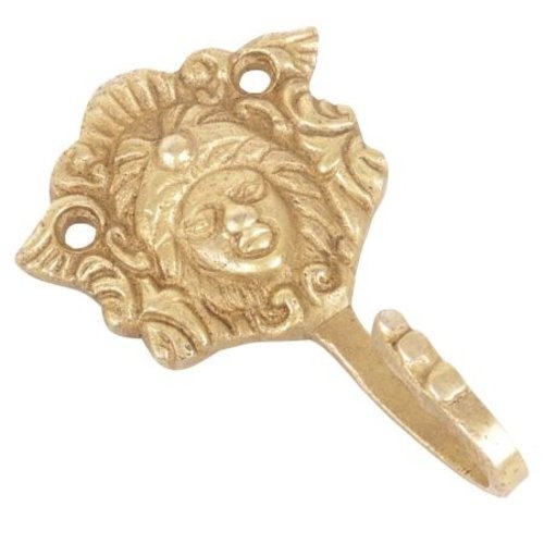 Brass Female Face Wall Hook from India