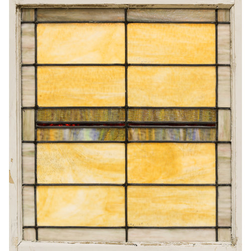 4 Panel Half Glass Door (Stained Glass)