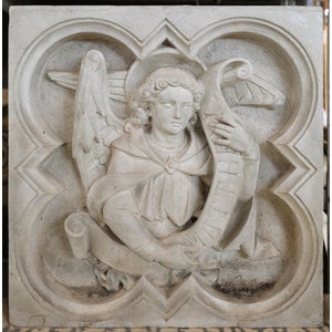 Stone Sculpture of an Angel