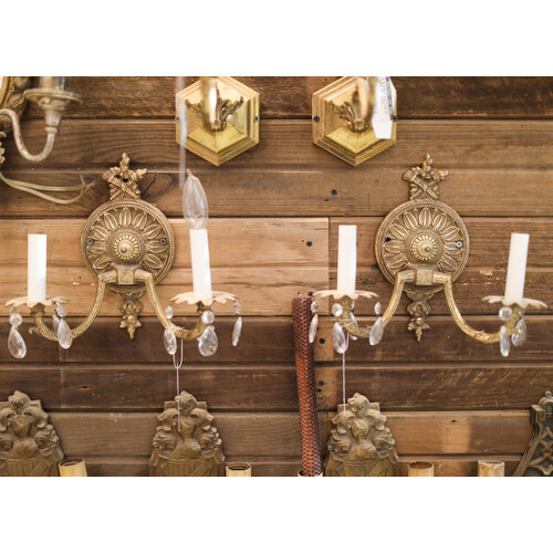 Ornate Brass Sconce