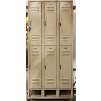 Set of Six School Lockers