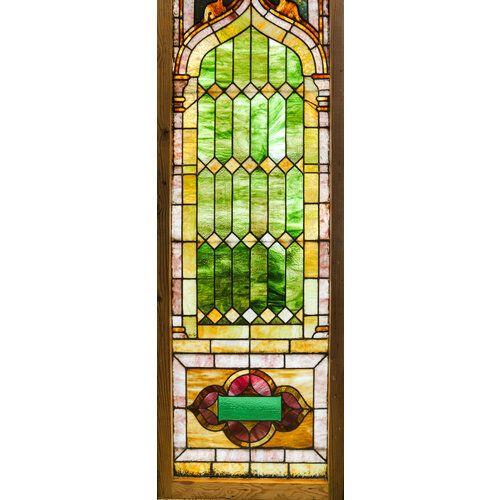 1890's Church Stained Glass Window from St. Louis