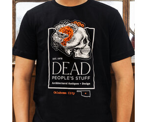 Dead People's Stuff Black Crew Neck Shirt - Dead People's Stuff