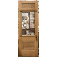 2 Panel Half Glass Door