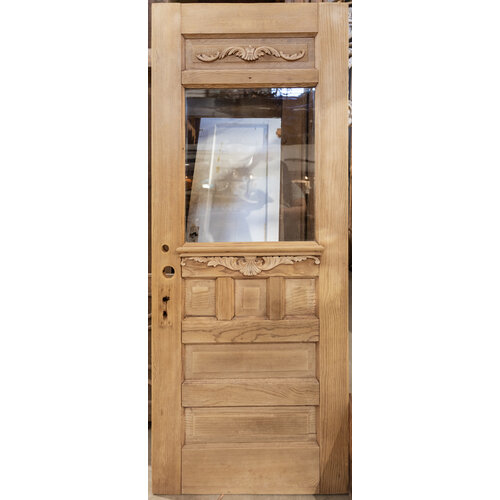 Half Glass 6 Panel with Decorative Trim Door