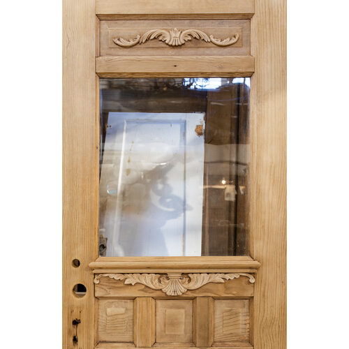 Half Glass 6 Panel with Decorative Trim Door