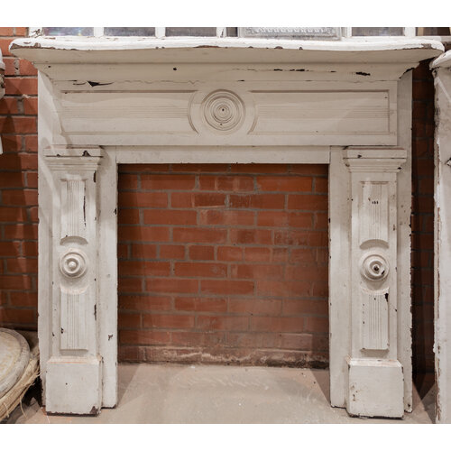 Victorian New Orleans Wooden Mantel