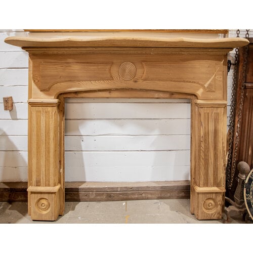 White Wood Mantel