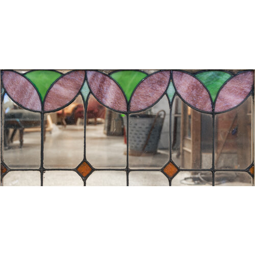 Orange, Green & Purple Stained Glass