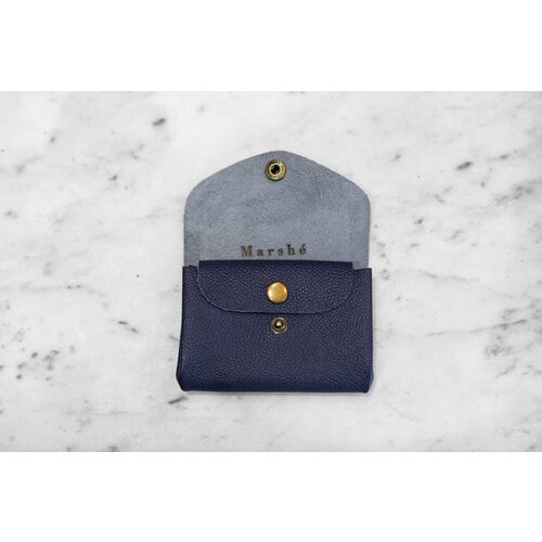 Marshe Midnight Blue - Leather Coin Purse by Marshé