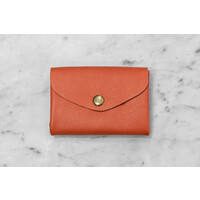 Orange -Leather Coin Purse by Marshé