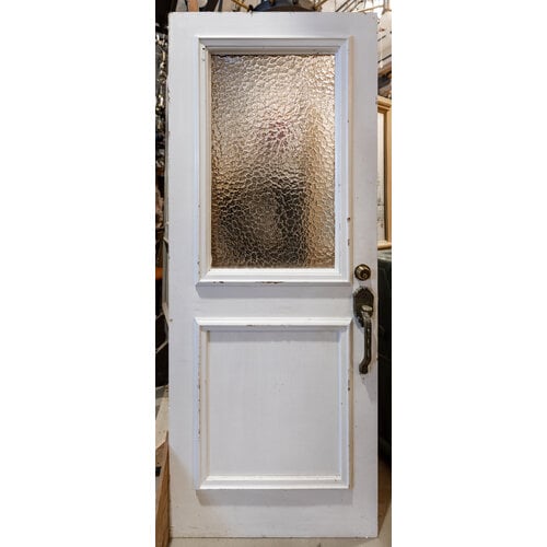 Front Door With Textured Glass