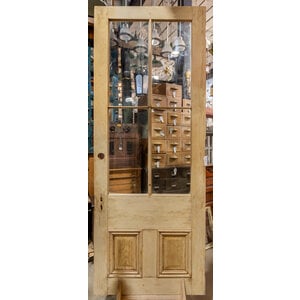 Large 2 Panel 4 Light Door(Burgundy)